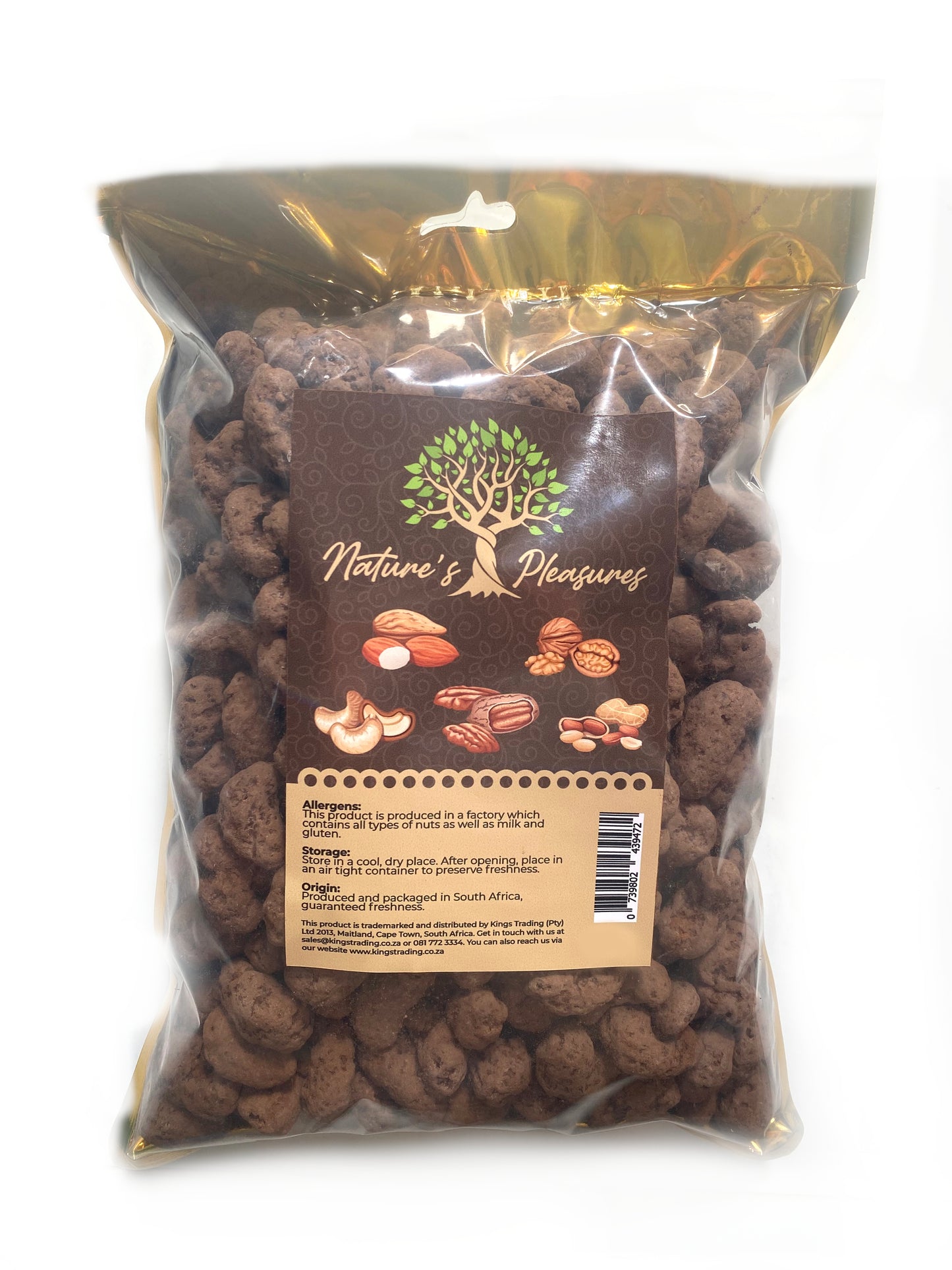 Cashew Nuts Cocoa Chocolate Coated